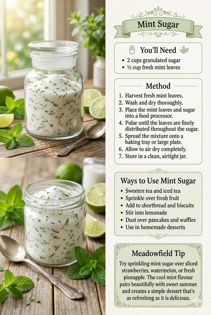 Mint Sugar: A Fresh Twist on Everyday Sweetness