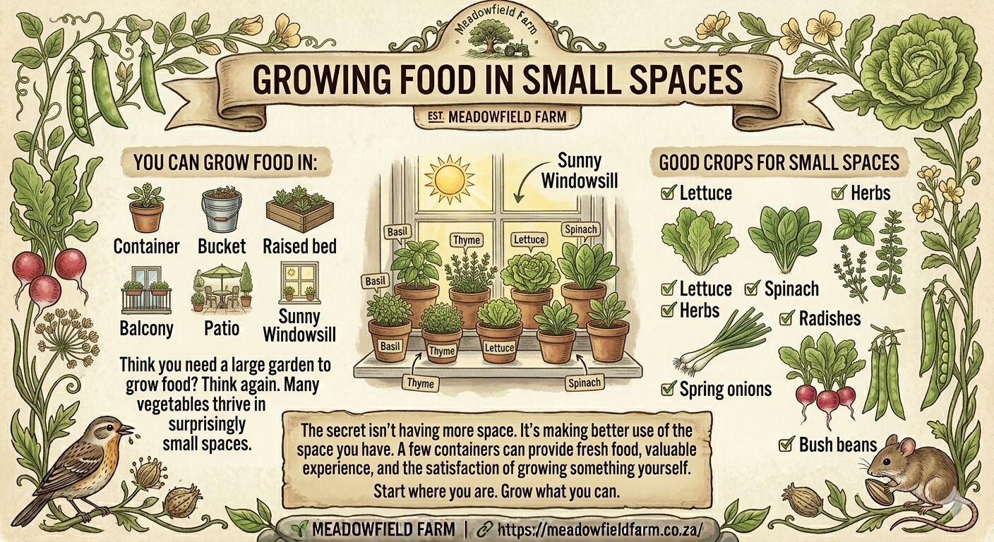 Growing Food in Small Spaces