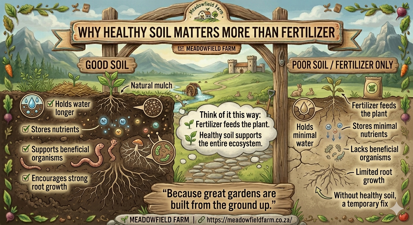 Why Healthy Soil Matters More Than Fertilizer