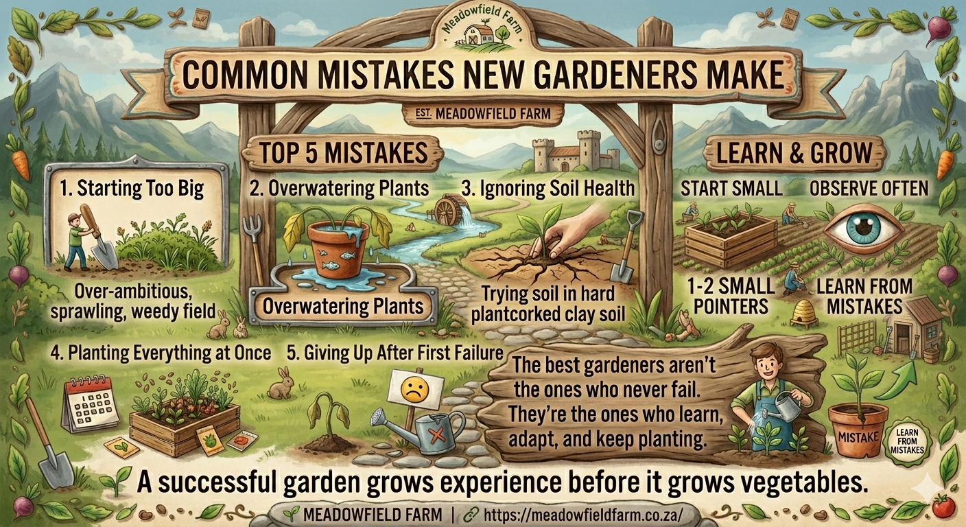 Common Mistakes New Gardeners Make (And How to Avoid Them)
