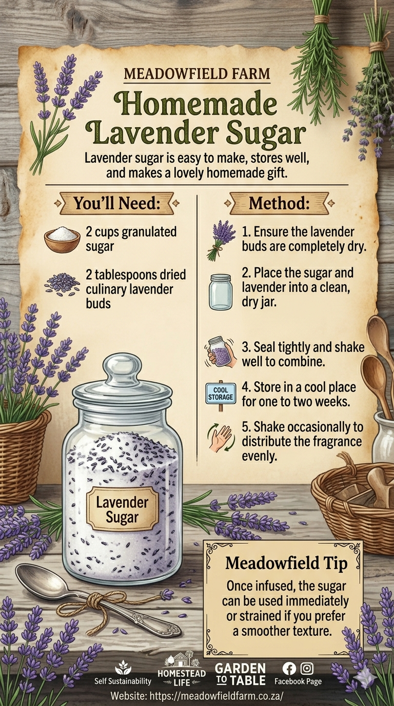 Lavender Sugar: A Fragrant Treat From the Garden
